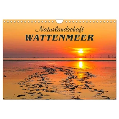Abbildung von Naturlandschaft WATTENMEER (Wandkalender 2025 DIN A4 quer), CALVENDO Monatskalender