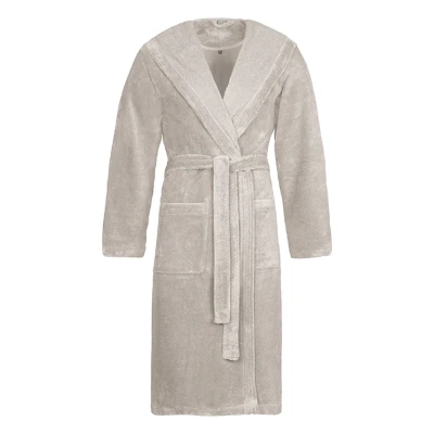 Abbildung von Vossen Unisex Bademantel &quot;Lynn&quot;, (1 St.), für Damen &amp; Herren, mit Kapuze, aus Microfaser
