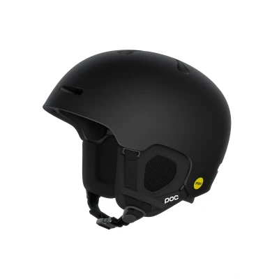 Abbildung von POC Fornix MIPS Leichter Ski und Snowboardhelm für einen optimalen Schutz auf der Piste, bei Skitouren Freeriden, Uranium Black Matt