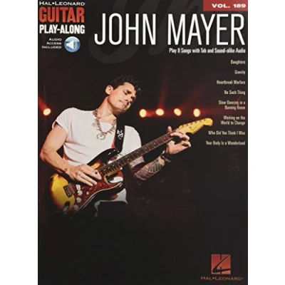 Abbildung von Guitar Play Along Volume 189: John Mayer (Book &amp; Online Audio): Noten, Tabulatur, E Bundle, Download (Audio) für Gitarre (Hal Leonard ... Along, 189, Band 189)