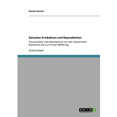 Abbildung von Zwischen Produktion und Reproduktion: Frauenarbeit Arbeitsschutz von der Industriellen Revolution bis zum Ersten Weltkrieg