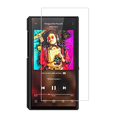Abbildung von Displayschutzfolie für Fiio M11 Plus,2.5D 9H Härte gehärtetes Glas Schutzfolie mit kratzfestem Anti Fingerprint kristallklar