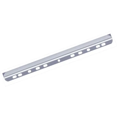 Abbildung von Durable Klemmschiene mit Abheftleiste, für circa 60 Blatt A4, Packung à 50 Stück, transparent, 290419
