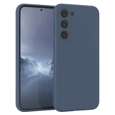 Abbildung von EAZY Case Silikonhülle für Samsung Galaxy S23 Plus Hülle Silikon Blau weich stoßfeste Handyhülle Schutzhülle mit Kameraschutz Dünn Premium Schutz Cover TPU Phone Bumper in Petrol