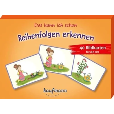 Abbildung von Das kann ich schon Reihenfolgen erkennen: 40 Bildkarten für die Kita (40 Kindergarten, etc.: Praxis und Spielideen Kinder)