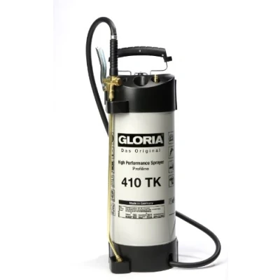 Abbildung von GLORIA 410 TK Profiline, Handgartenspritzer, 10 l, 13,7 Schwarz, Weiß, Edelstahl, Messing