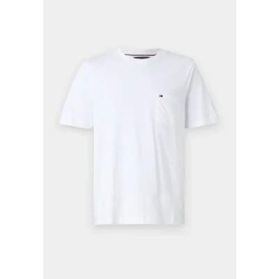 Abbildung von Tommy Hilfiger Essential Solid Pocket TEE Tshirt basic, Herren, Größe: XS, White