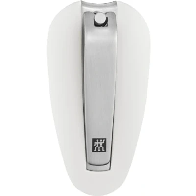 Abbildung von ZWILLING Nagelknipser (Mit Nagelfangbox, Starke Hebelwirkung, Leicht Gebogene Präzise Schneide), Premium, Weiß, 65 mm