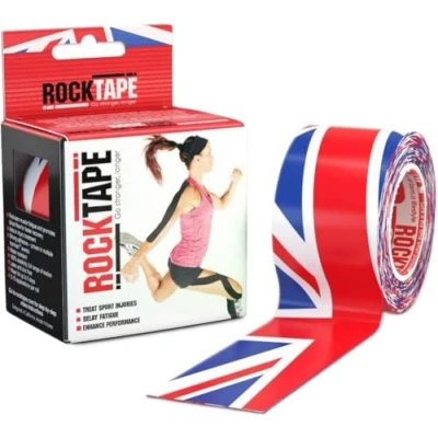 Abbildung von RockTape Kinesiologie Tape (5cm x 5m) UK Flagge