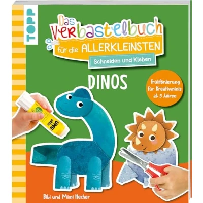Abbildung von Das Verbastelbuch für die Allerkleinsten. Schneiden und Kleben. Dinos: Frühförderung Kreativminis ab 3 Jahren
