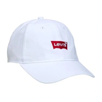 Abbildung von Levi&#039;s LAN CORE Batwing Curve BRIM Unisex Cap für Kinder, Größe: 53.5 56, White