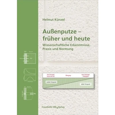 Abbildung von Außenputze früher und heute: Wissenschaftliche Erkenntnisse, Praxis Normung.