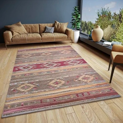 Abbildung von Teppich Necla, HANSE Home, rechteckig, Höhe: 5 mm, strapazierfähig, pflegeleicht, robust, Anti Slip