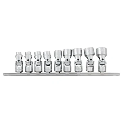 Abbildung von Performance Tool W36981 1/4 Inch 9 Piece Drive Metric Flex Socket Set, Silver