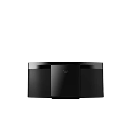 Abbildung von Panasonic SC HC212EG K 2 Kanal Micro Hi Fi System, 20 Watt, DAB+ Digitalradio, CD Player, Bluetooth, USB, Reine Sounds und minimale Verzerrung, schlankes zeitgemäßes Design