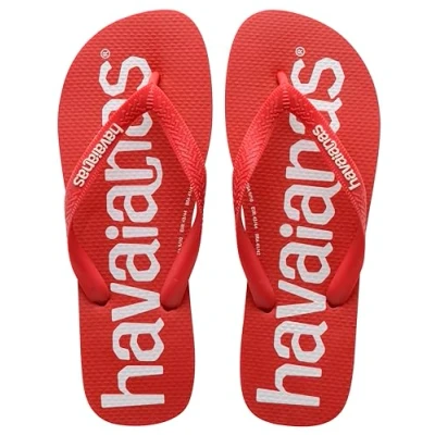Abbildung von Havaianas Unisex Erwachsene Top Logomania Flipflop, Ruby Red