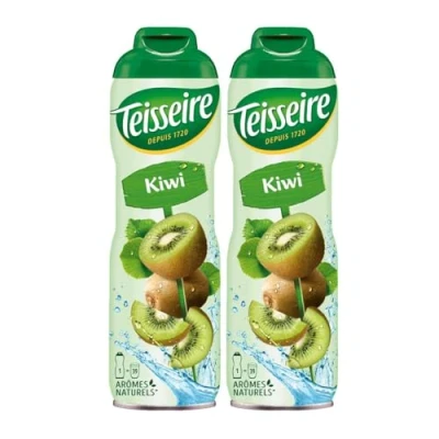 Abbildung von Teisseire Getränke Sirup Kiwi 600ml der genauso schmeckt wie die Frucht (2er Pack)