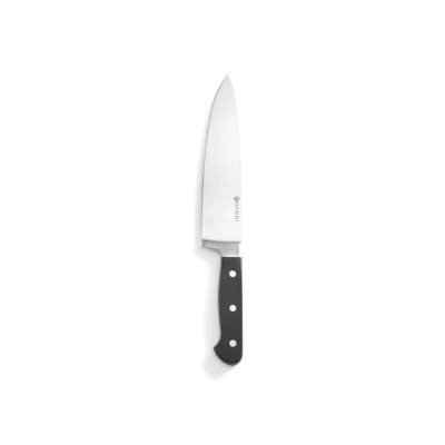 Abbildung von HENDI Kochmesser Edelstahl Klingenlänge 20 cm Kunststoffgriff 14 korrosionsbeständig ergonomisch scharf Gastro
