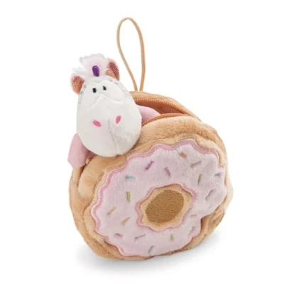 Abbildung von Nici Kuscheltier Theodor &amp; Friends GREEN, Einhorn Sweety Rainbow 10 cm, in Donut mit Loop
