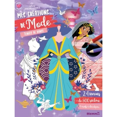 Abbildung von Disney Princesses Coup de coeur créations Mes mode Tenues danse 24 tenues, + 500 stickers, 4 modifs à déca: décalquer