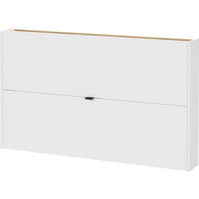 Abbildung von Germania Schuhschrank GW Ameca 4160 633, in Weiß/Navarra Eiche Nb., FSC Zertifiziert, 140 x 83 18 cm (BxHxT)