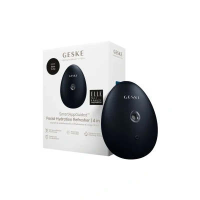 Abbildung von GESKE SmartAppGuided™ Facial Hydration Refresher 4 in 1 Wasserzerstäuber Gesichtsdampfer Wasserspray Face Mister Gesichtsreinigungsgerät Sprühnebler Kosmetik natürlicher Glow
