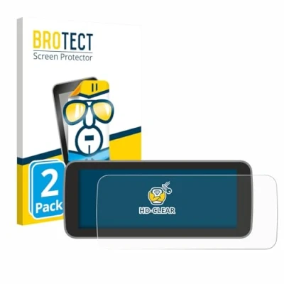 Abbildung von BROTECT (2 Stück Schutzfolie für Fiat 500 E Uconnect 5 10&quot; Displayschutz Folie Ultra Klar