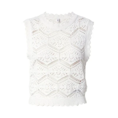 Abbildung von ONLY Onlfrida LIFE Structure Top, Damen, Größe: Medium, Cloud dancer