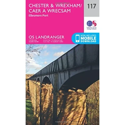 Abbildung von Chester &amp; Wrexham, Ellesmere Port (OS Landranger Map, Band 117)