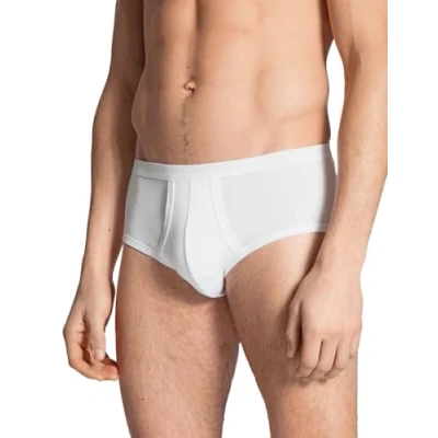 Abbildung von Calida Herren Classic SLIP Slip, Herren, Größe: Small, White