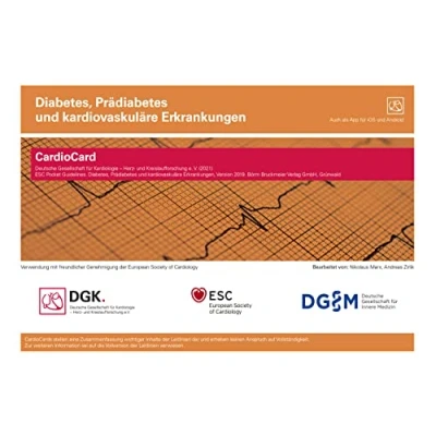 Abbildung von Diabetes, Prädiabetes und kardiovaskuläre Erkrankungen: CardioCard (ESC/DGK CardioCards)