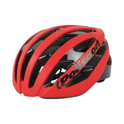 Abbildung von Fahrradhelm Polisport Light Pro M 54 58 Cm Rot Mat / Schwarz Glanz