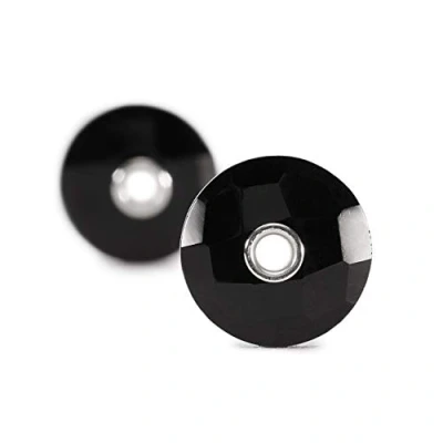 Abbildung von Trollbeads Damen Ohrhänger Black Onyx Glas 86103