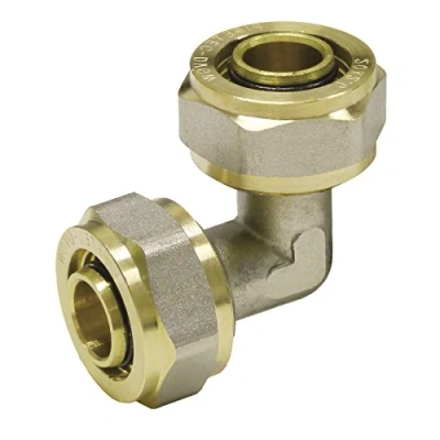Abbildung von PipeTec Deutschland Gewindefitting Klemmring Schraubfitting Winkel 16x2 mm 90 Grad Alu Verbundrohr