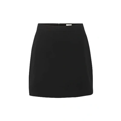Abbildung von Kaffe Kasakura Alinienrock, Damen, Größe: 40, Black deep