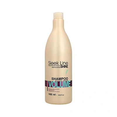 Abbildung von stapiz Sleek Line Professional Repair &amp; Shine Shampoo with Silk Proteins Volume 1000 ml