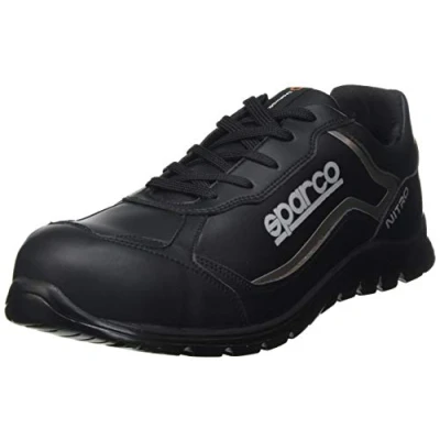 Abbildung von Sparco Sicherheitshalbschuh Nitro Black Orange S3 SRC Größe 42 Schwarz