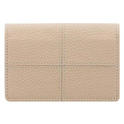 Abbildung von Classic Stitch Soft Business Card Holder Peach