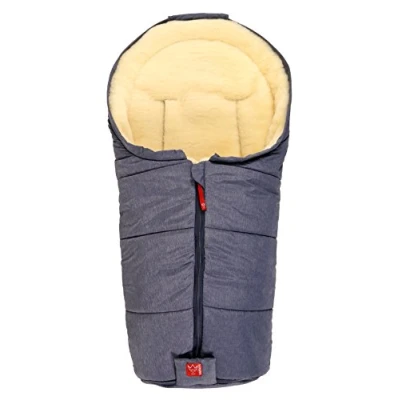Abbildung von Kaiser 65332320 Babyschalenfußsack Channy, Lammfell medizin, marine melange