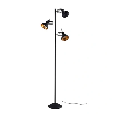 Abbildung von Schwarze Stehlampe Lilly mit drei Strahlern