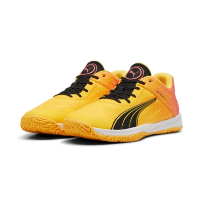 Abbildung von Puma Accelerate Turbo Handballschuh, Herren, Größe: 44, Sun stream/sunset glow/black Textil/synthetik