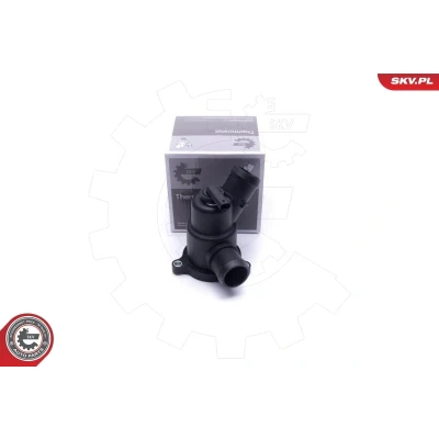 Abbildung von ESEN SKV 20SKV135 Kühlwasserthermostat mit Dichtungen Gehäuse MERCEDES BENZ: A Klasse, B CLA Coupe
