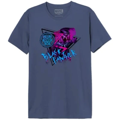 Abbildung von Marvel Herren Meblpacts010 T Shirt, Denim, L