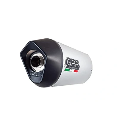 Abbildung von Schalldämpfer GPR Suzuki Gladius 650 2008/15 Auspuff zugelassen mit Furore Rohr, Aluminium, silberfarben