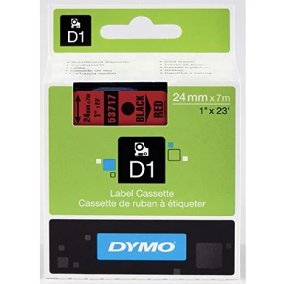 Abbildung von Dymo 53717 (S0720970) (24 mm) Schwarz bis rot Tape