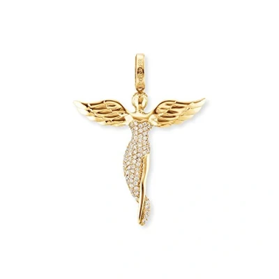 Abbildung von Engelsrufer Engelanhänger Bright like a diamond, ENGEL mit STEIN GOLD PLATED, ERP ANGEL MG, Zirkonia (synth)