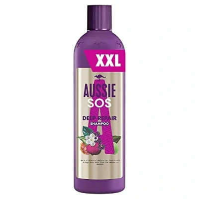 Abbildung von Aussie SOS Deep Repair Shampoo Für Geschädigtes Haar, 490 ml