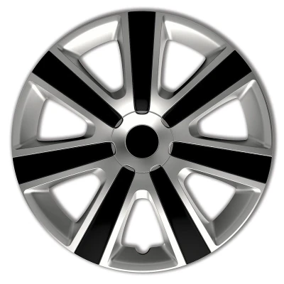 Abbildung von AutoStyle PP 5154SB Radblenden 14Zoll schwarz/silber