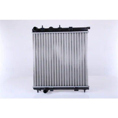 Abbildung von NISSENS 61278 Kühler, Motorkühlung Aluminium 380 398 24 Kühlrippen mechanisch gefügt CITROËN: C2 Schrägheck, C3 Pluriel, DS3 Schrägheck