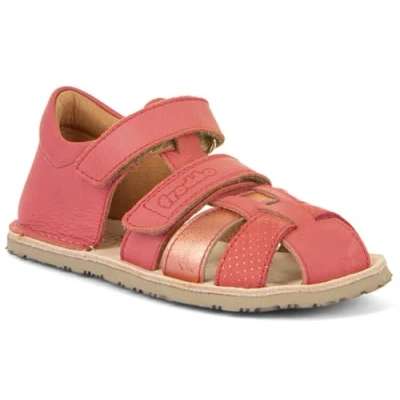 Abbildung von Froddo Barefoot Flexy Riemensandalette für Kinder, Größe: 23, Coral Schuhe